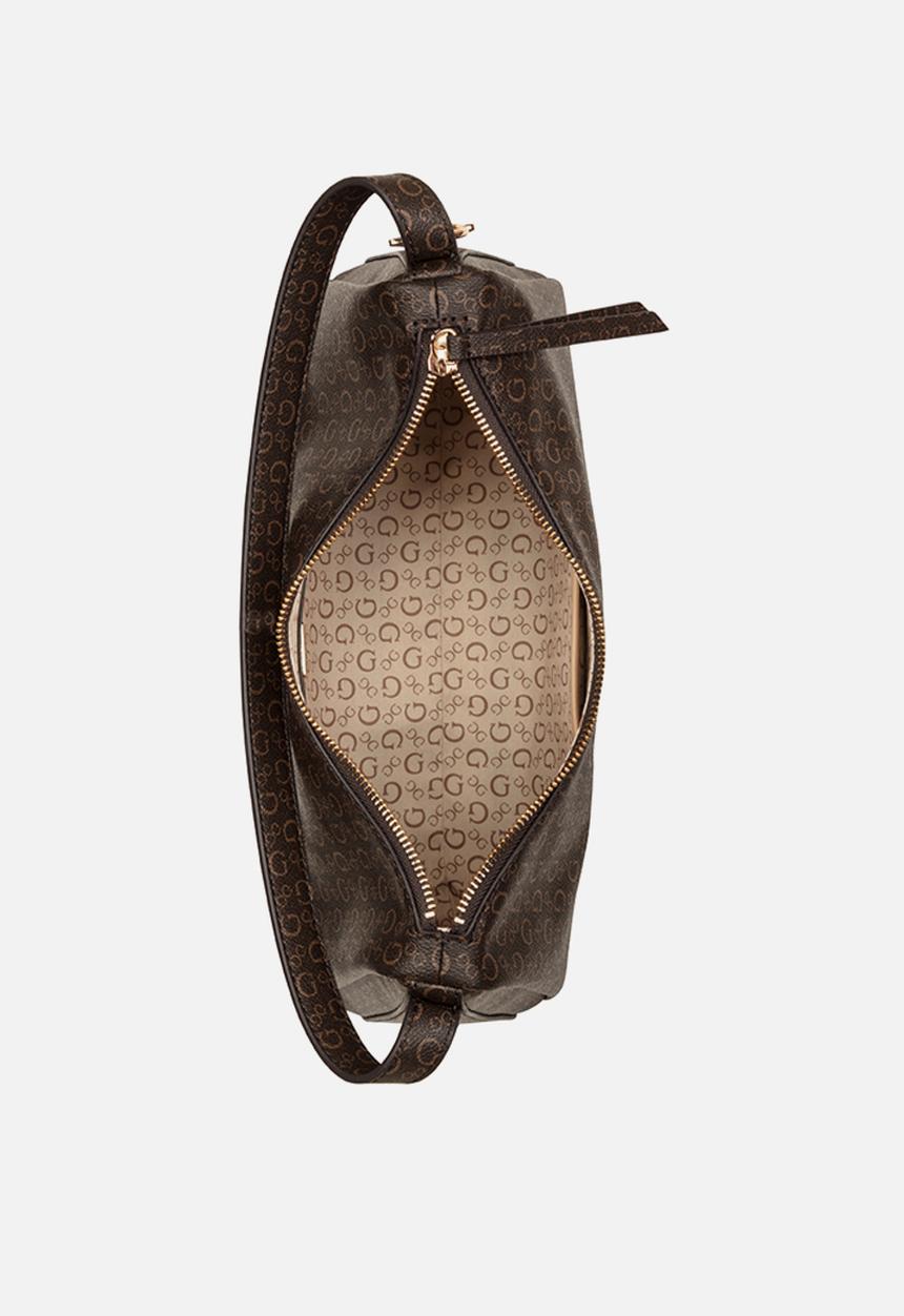 GUESS - Jasmin Shoulder Bag- Brown