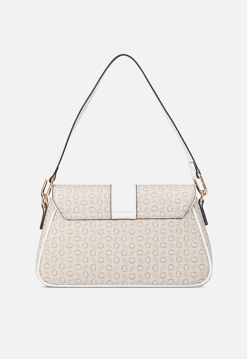 GUESS - Erika Flap Crossbody Bag- White