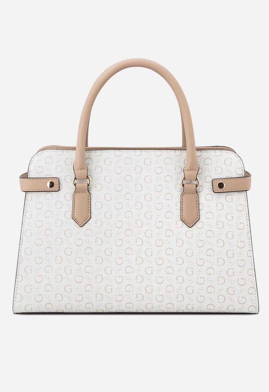 GUESS - Rosie Satchel Bag- White