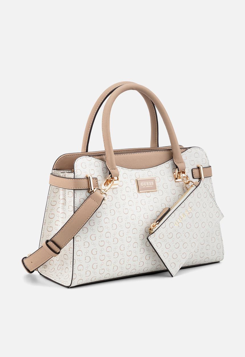 GUESS - Rosie Satchel Bag- White