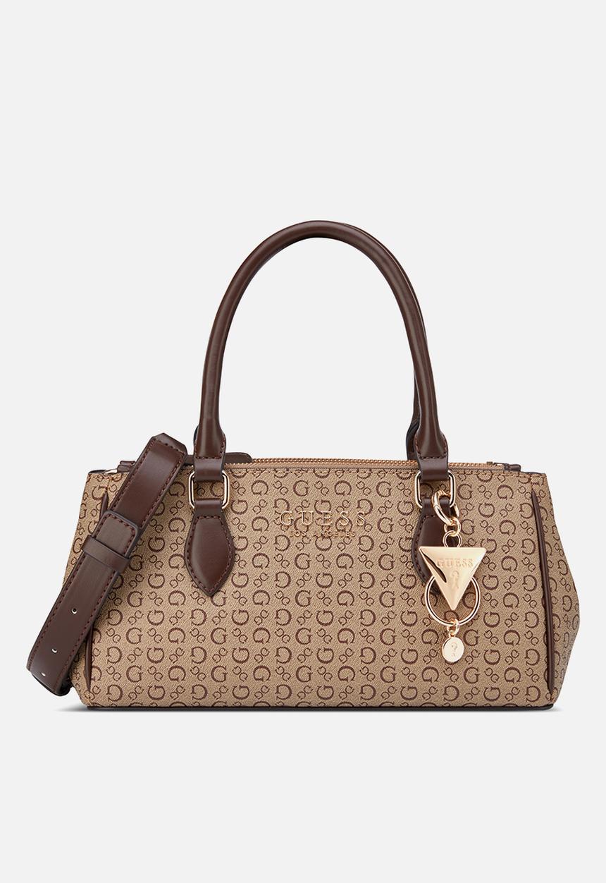 GUESS - Claudia Satchel Bag- Walnut