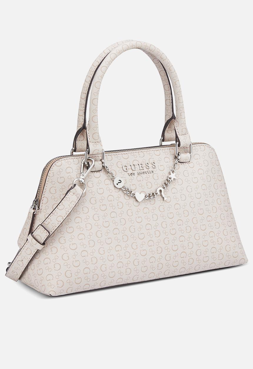 GUESS - Kelli Satchel Bag- Almond