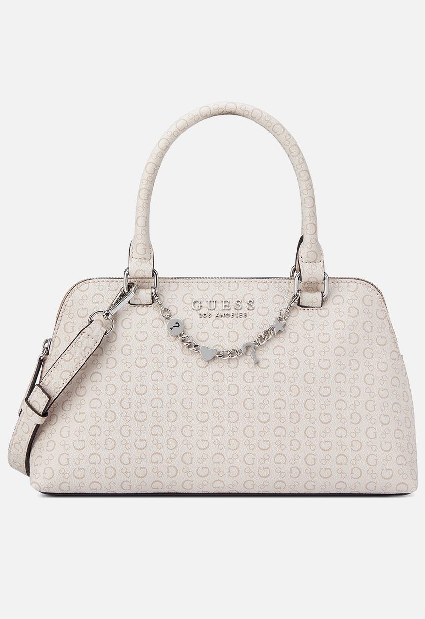 GUESS - Kelli Satchel Bag- Almond