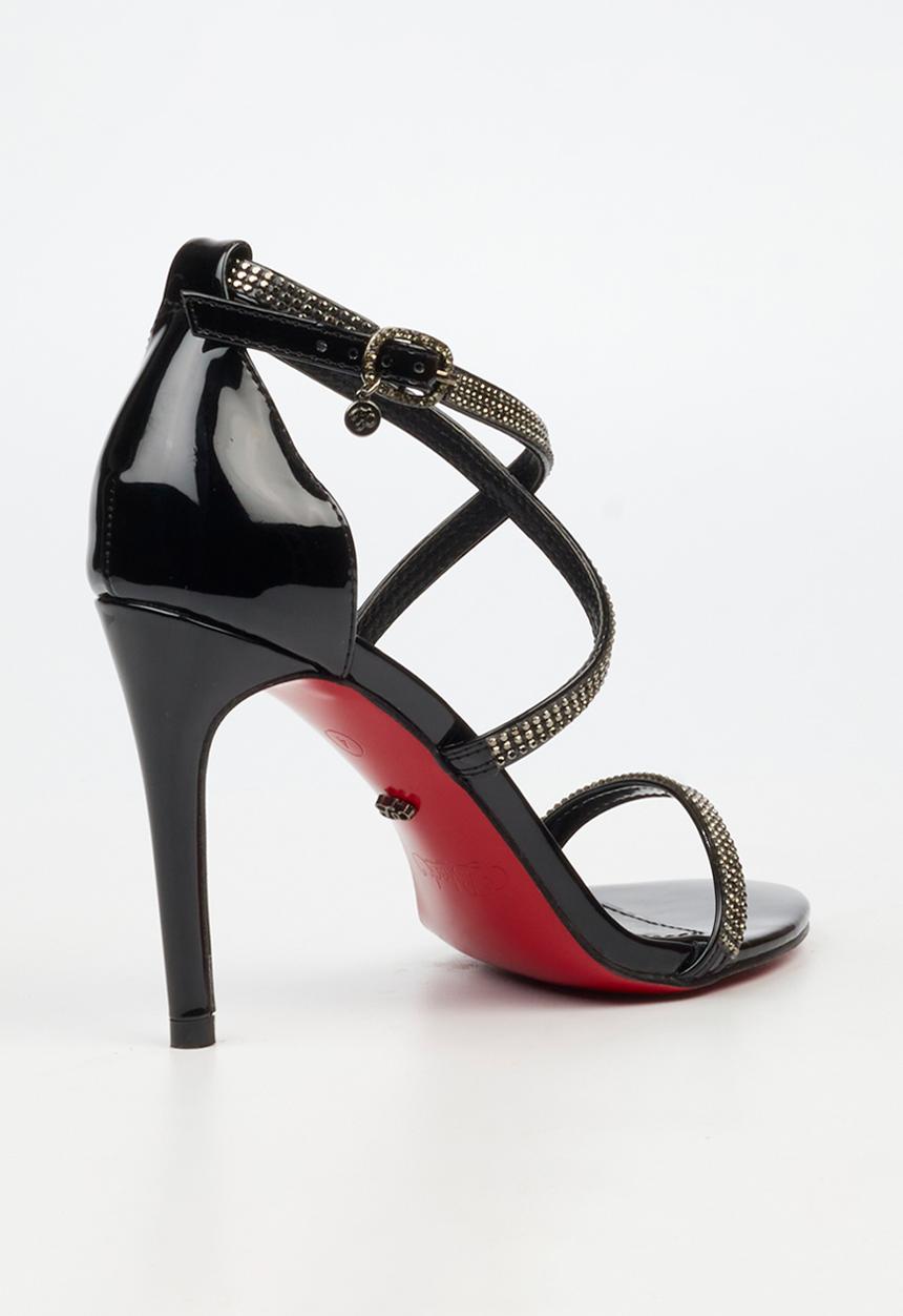 Miss Black - Jazz 44 open toe ankle strap - black