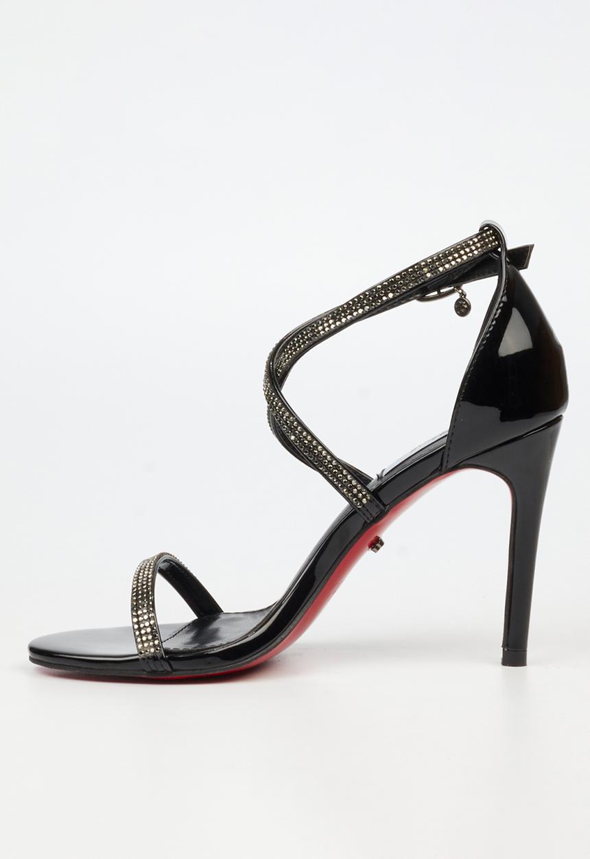 Miss Black - Jazz 44 open toe ankle strap - black