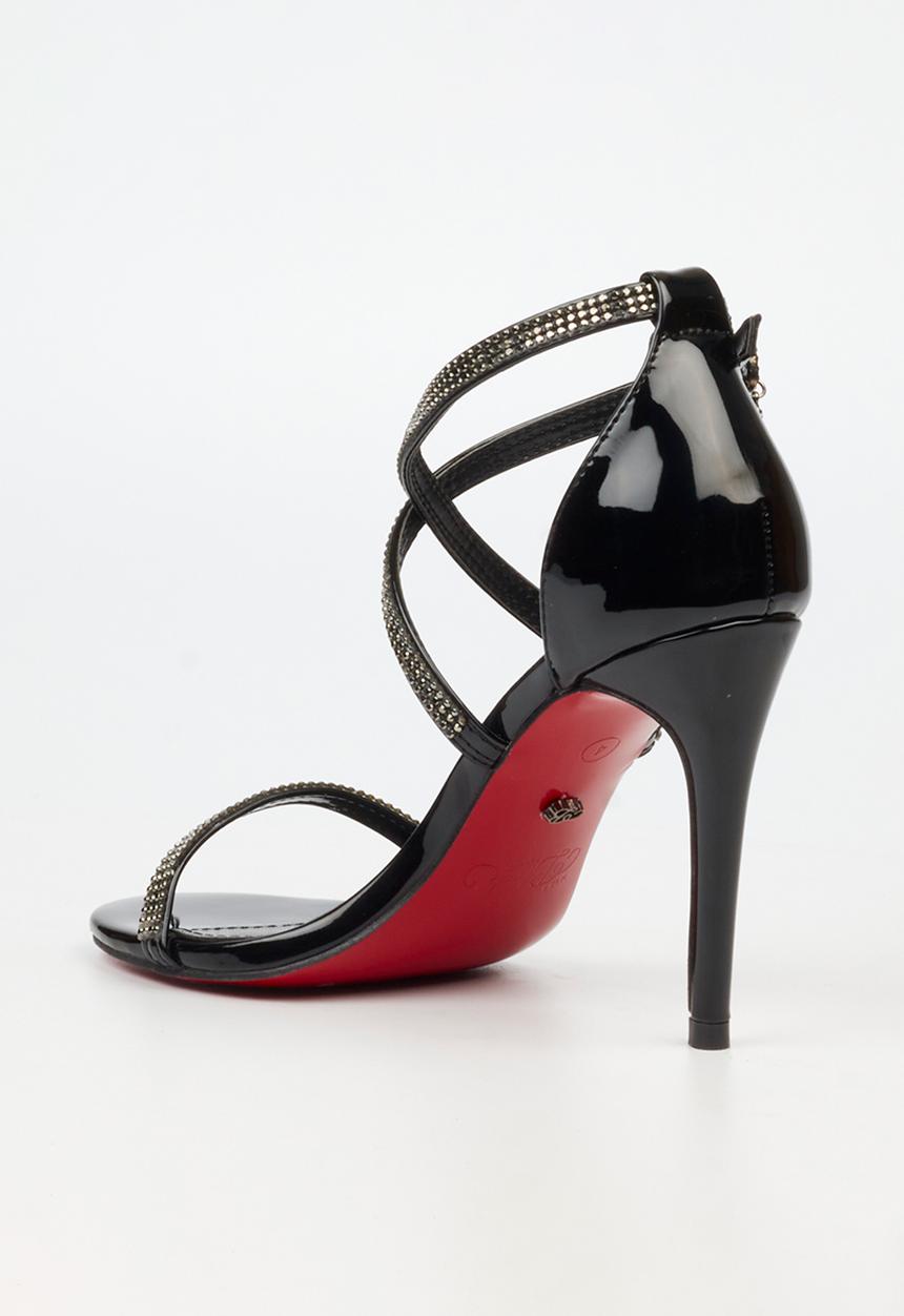 Miss Black - Jazz 44 open toe ankle strap - black