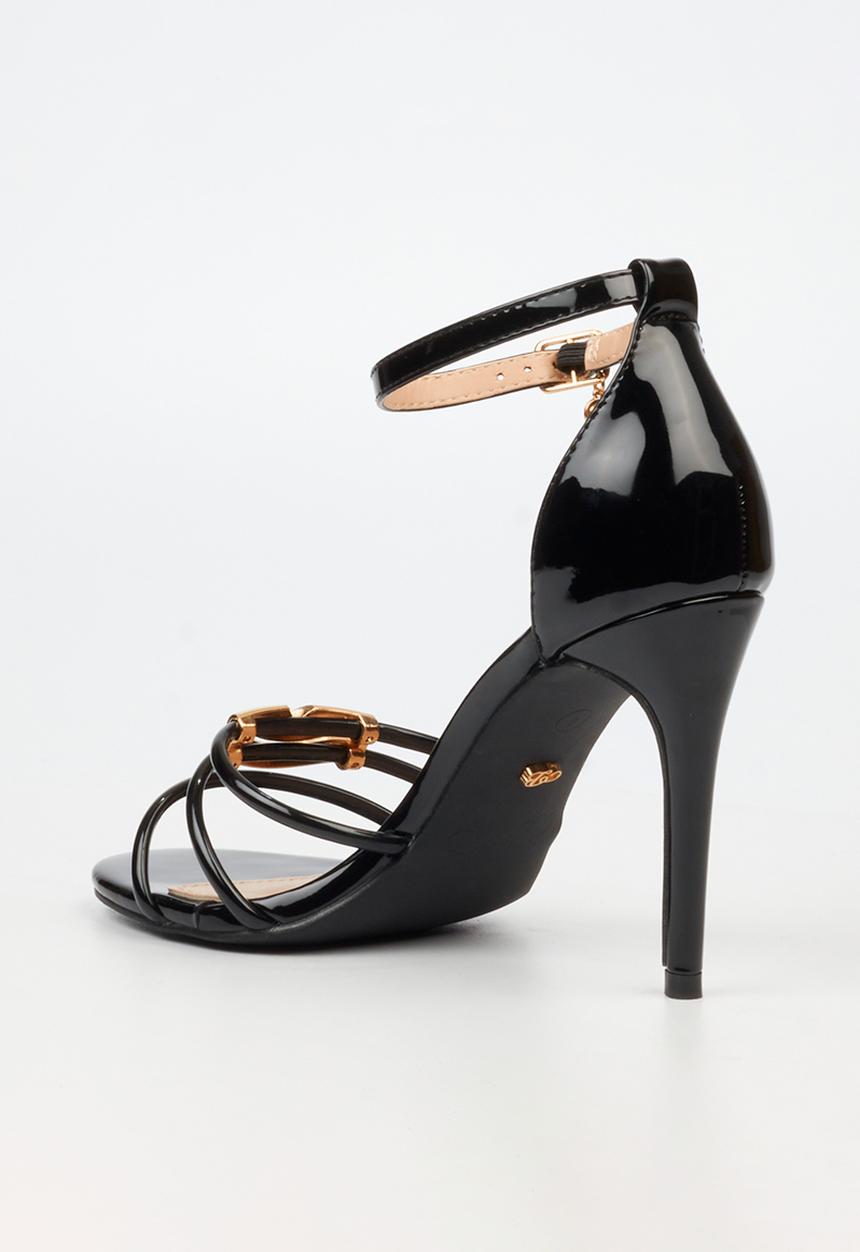 Miss Black - Jazz 45 open toe ankle strap - black
