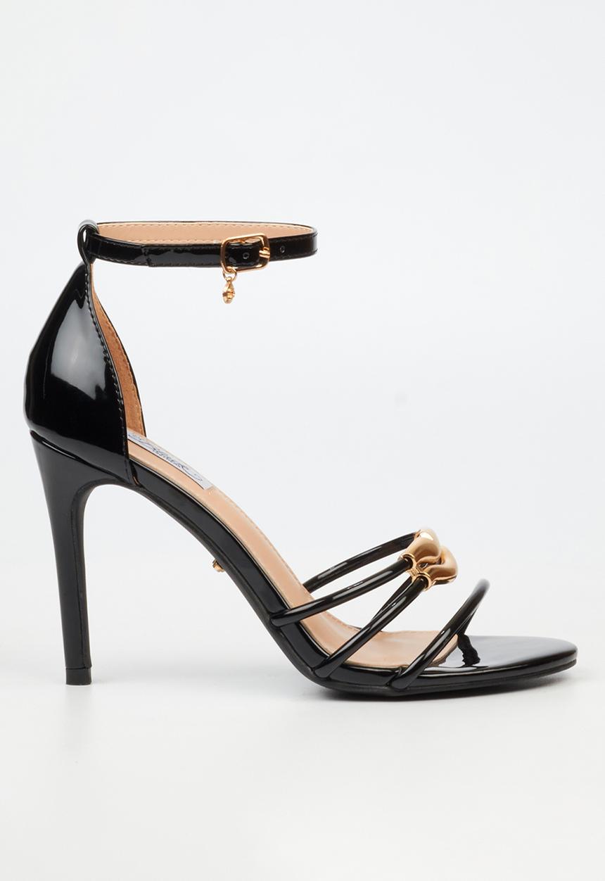 Miss Black - Jazz 45 open toe ankle strap - black