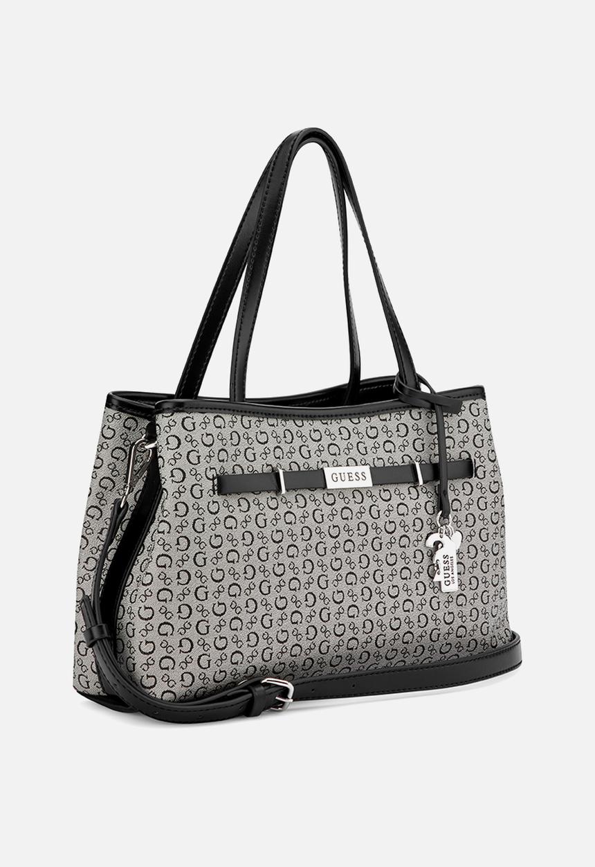 GUESS - Angelica Satchel Bag-  Black