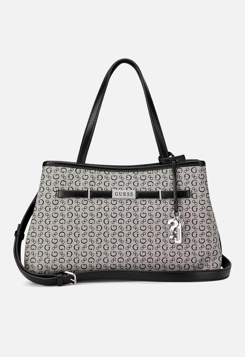 GUESS - Angelica Satchel Bag-  Black