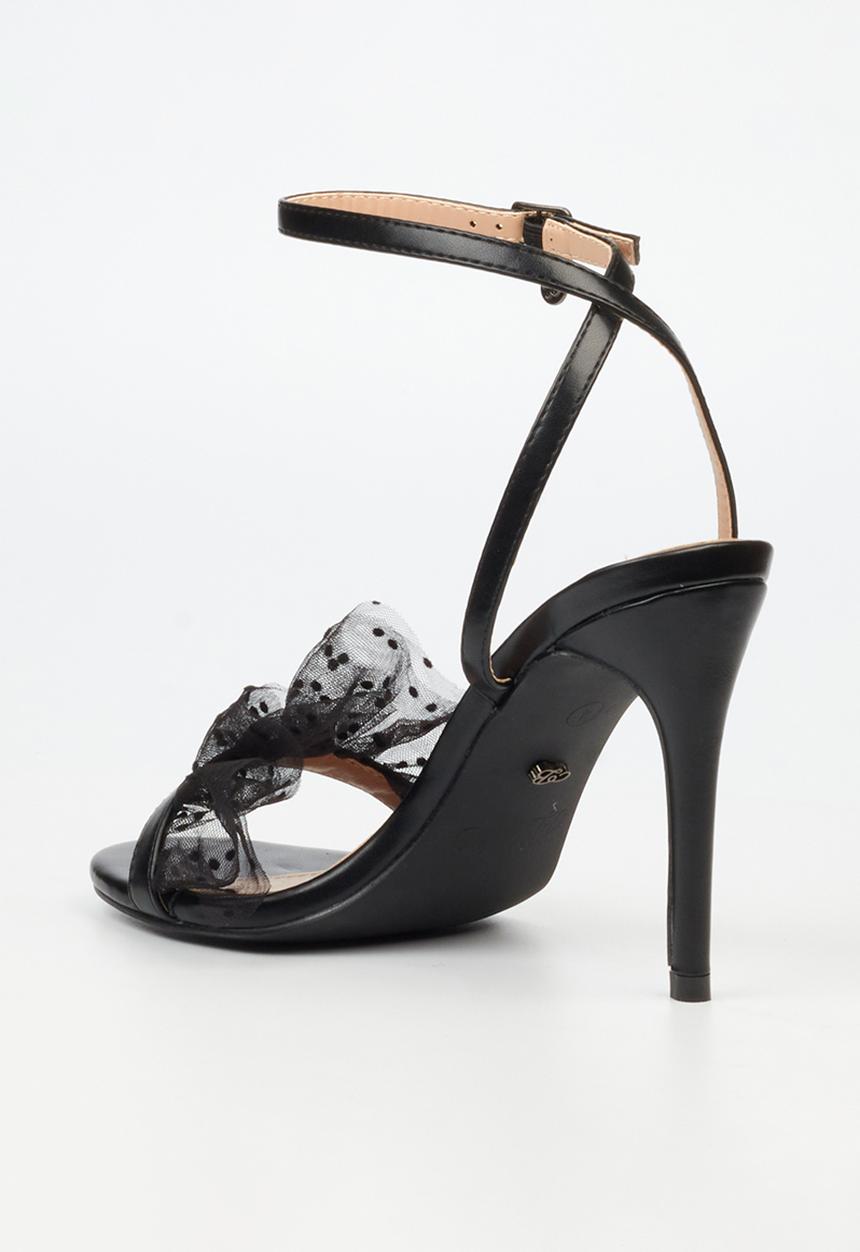 Miss Black - Jazz 49 open toe ankle strap - black