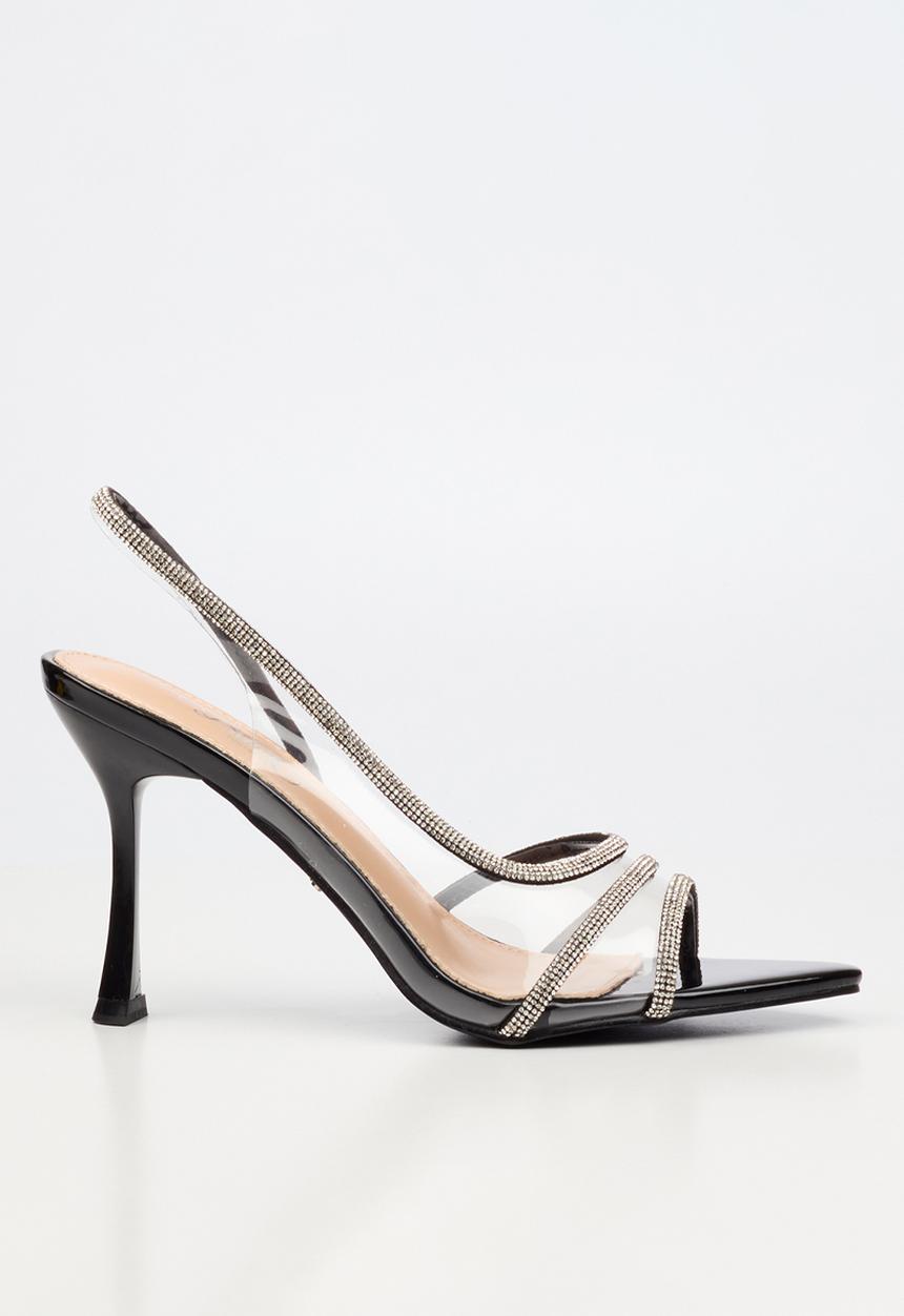 Miss Black - Jillaine 1 open toe slingback - black