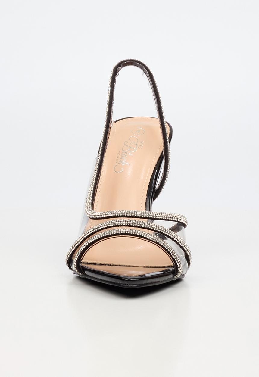 Miss Black - Jillaine 1 open toe slingback - black