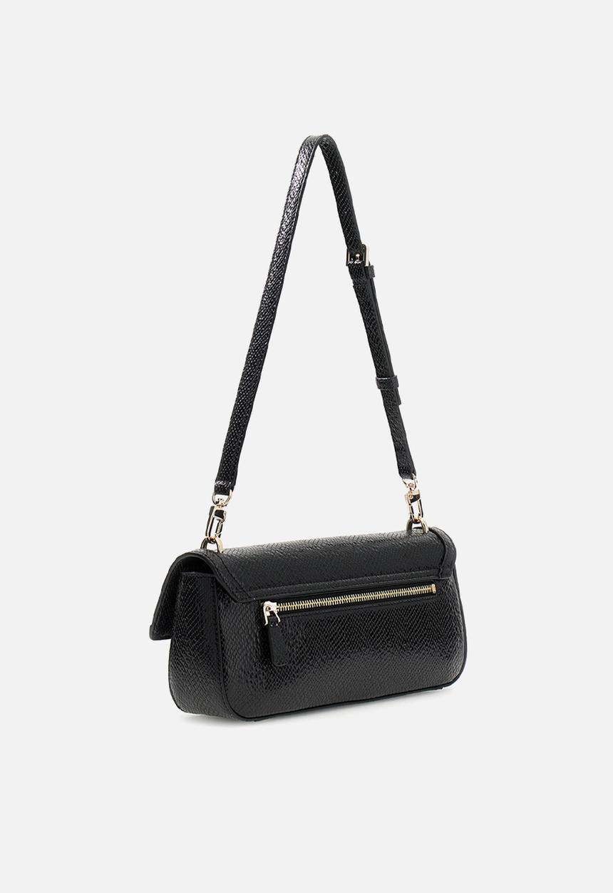 GUESS - Dovie Flap Shoulder Bag - Black