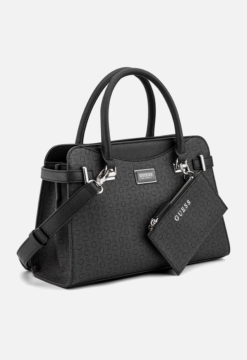 GUESS - Rosie Satchel Bag- Coal