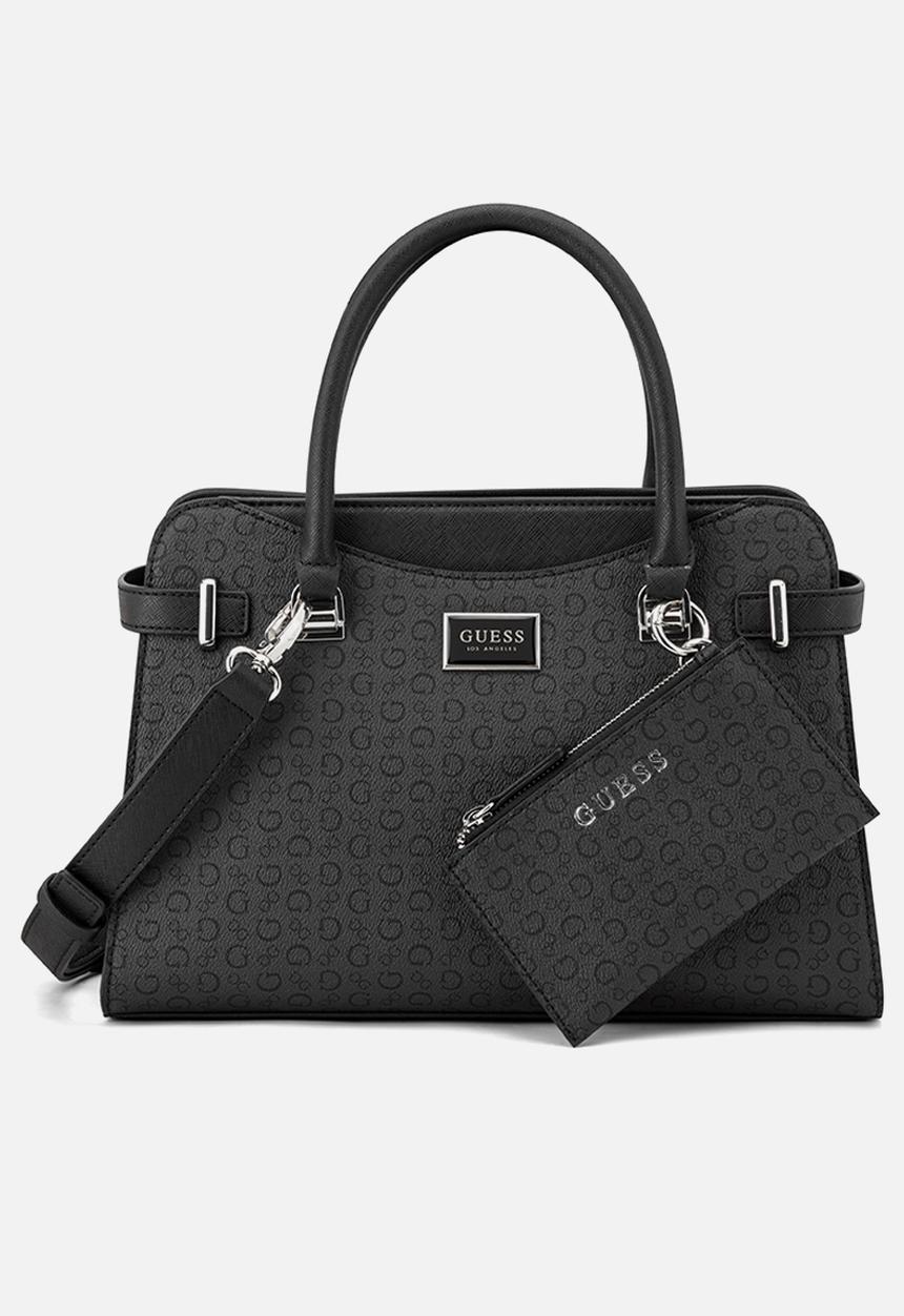 GUESS - Rosie Satchel Bag- Coal