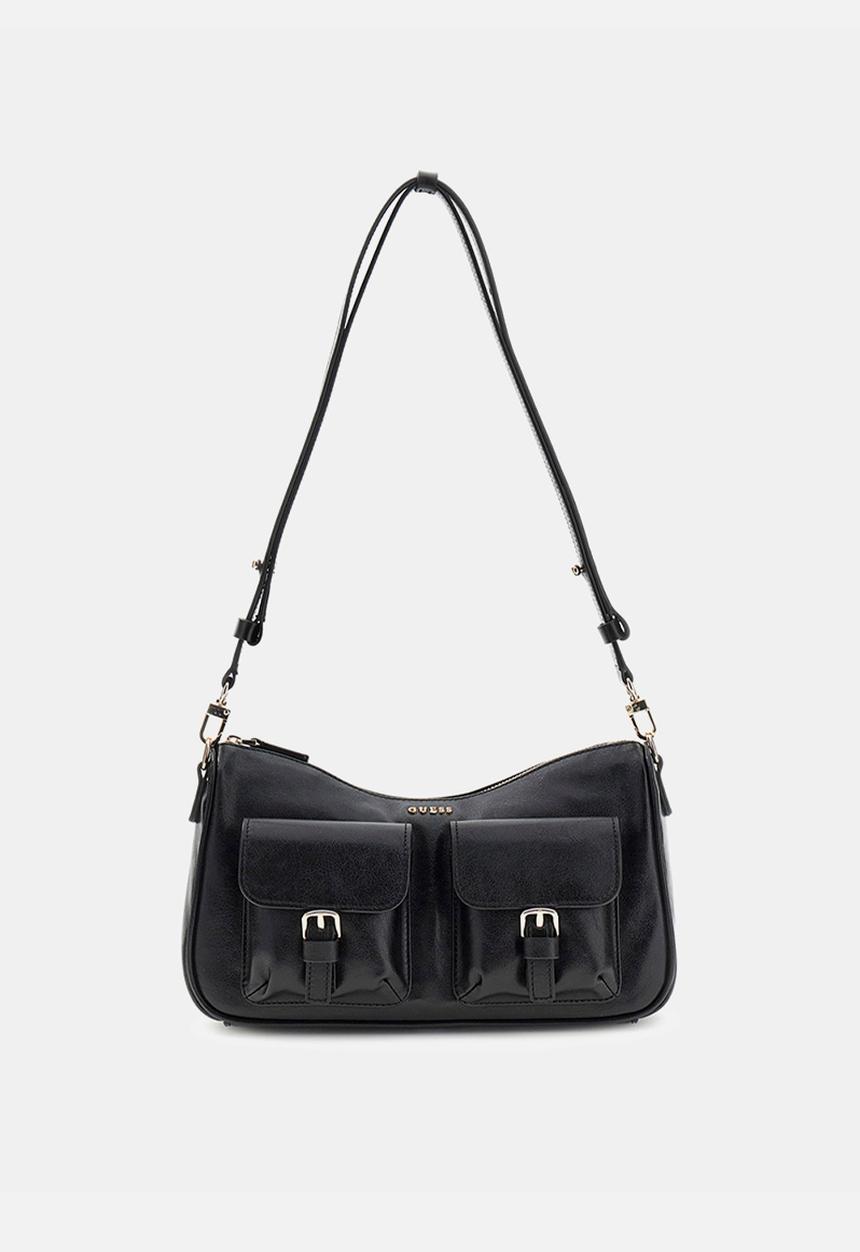 GUESS - Kassie Convertible Shoulder Bag-Black