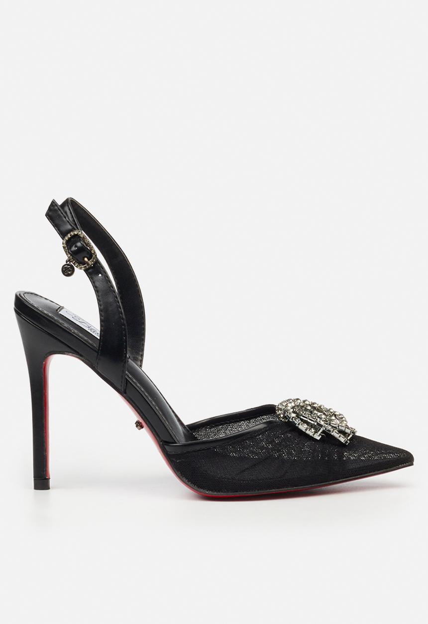 Miss Black - Lola 73 closed toe slingback - black