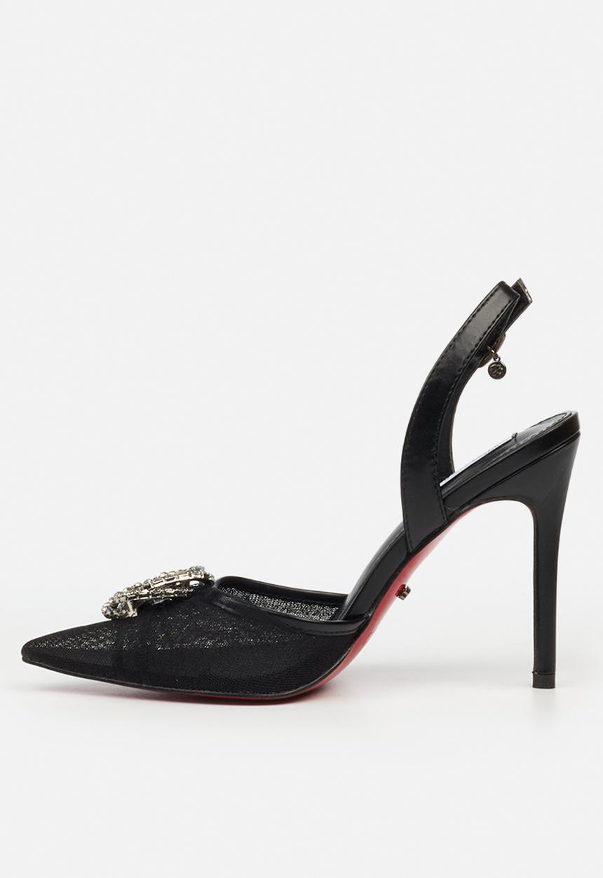 Miss Black - Lola 73 closed toe slingback - black