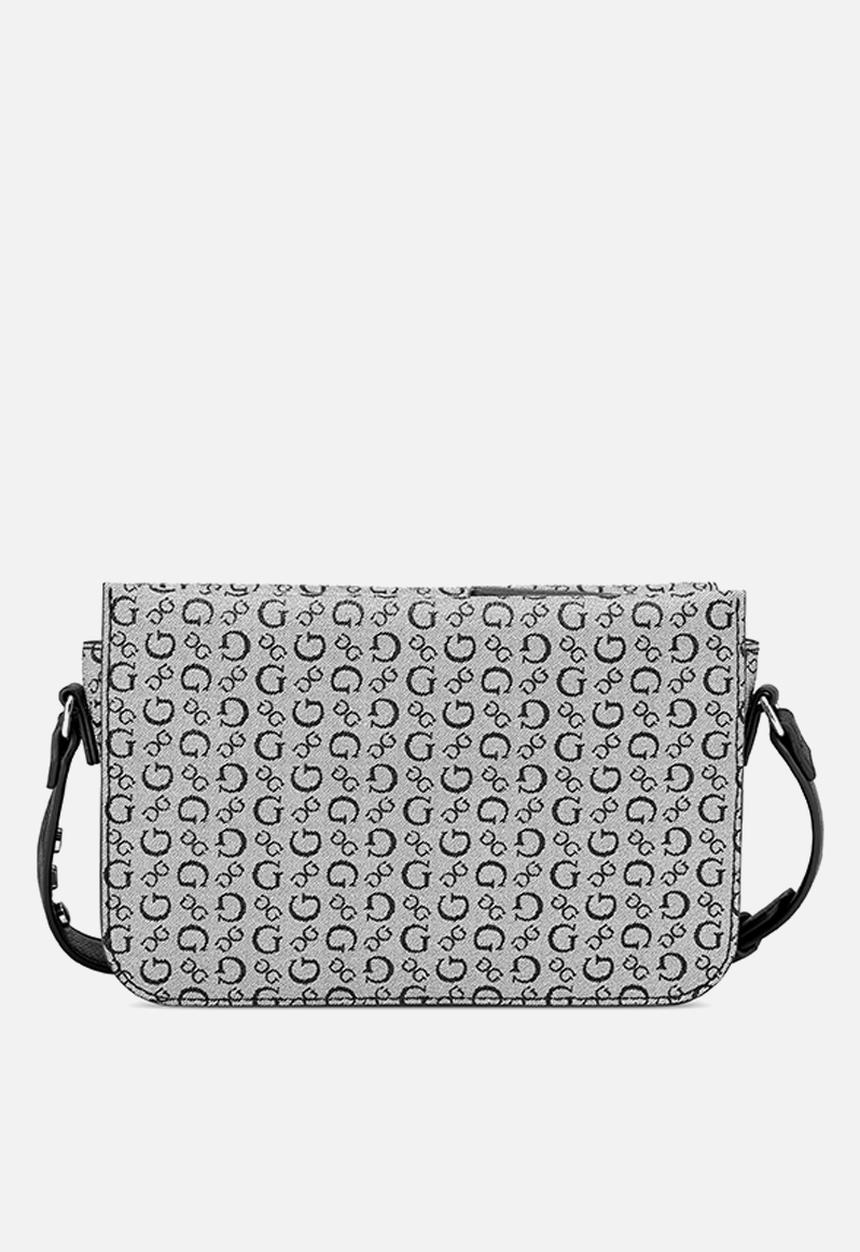 GUESS - Burnaby Mini Crossbody Flap Bag- Black