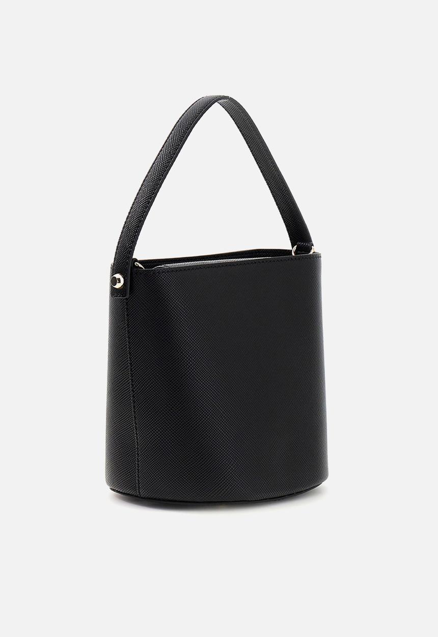 GUESS - Patsie Top Handle Bucket Bag- Black