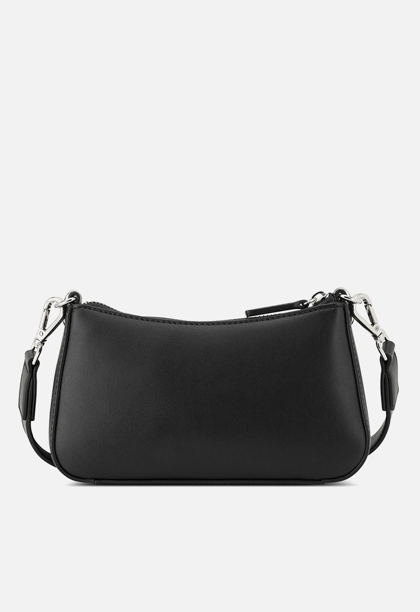 Holly Mini Crossbody Top Zip Bag- Black