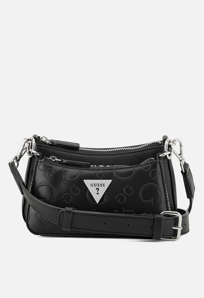 GUESS - Holly Mini Crossbody Top Zip Bag- Black