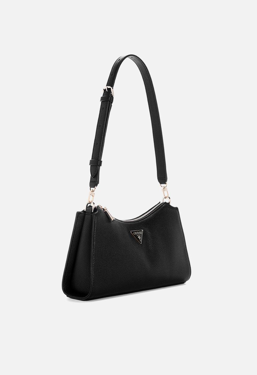 GUESS - Lucci Top Zip Shoulder Bag-Black