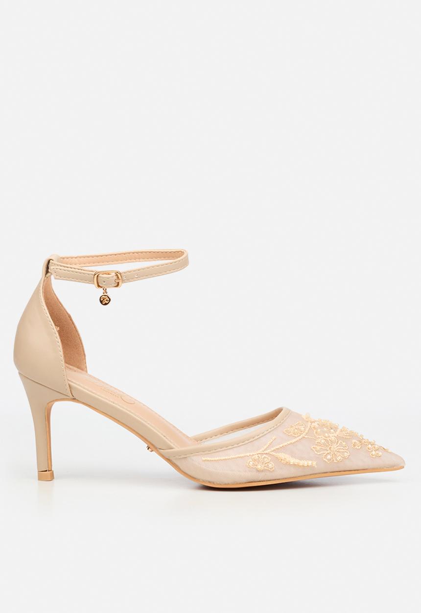 Miss Black - Rayna 1 closed toe ankle strap - neutral