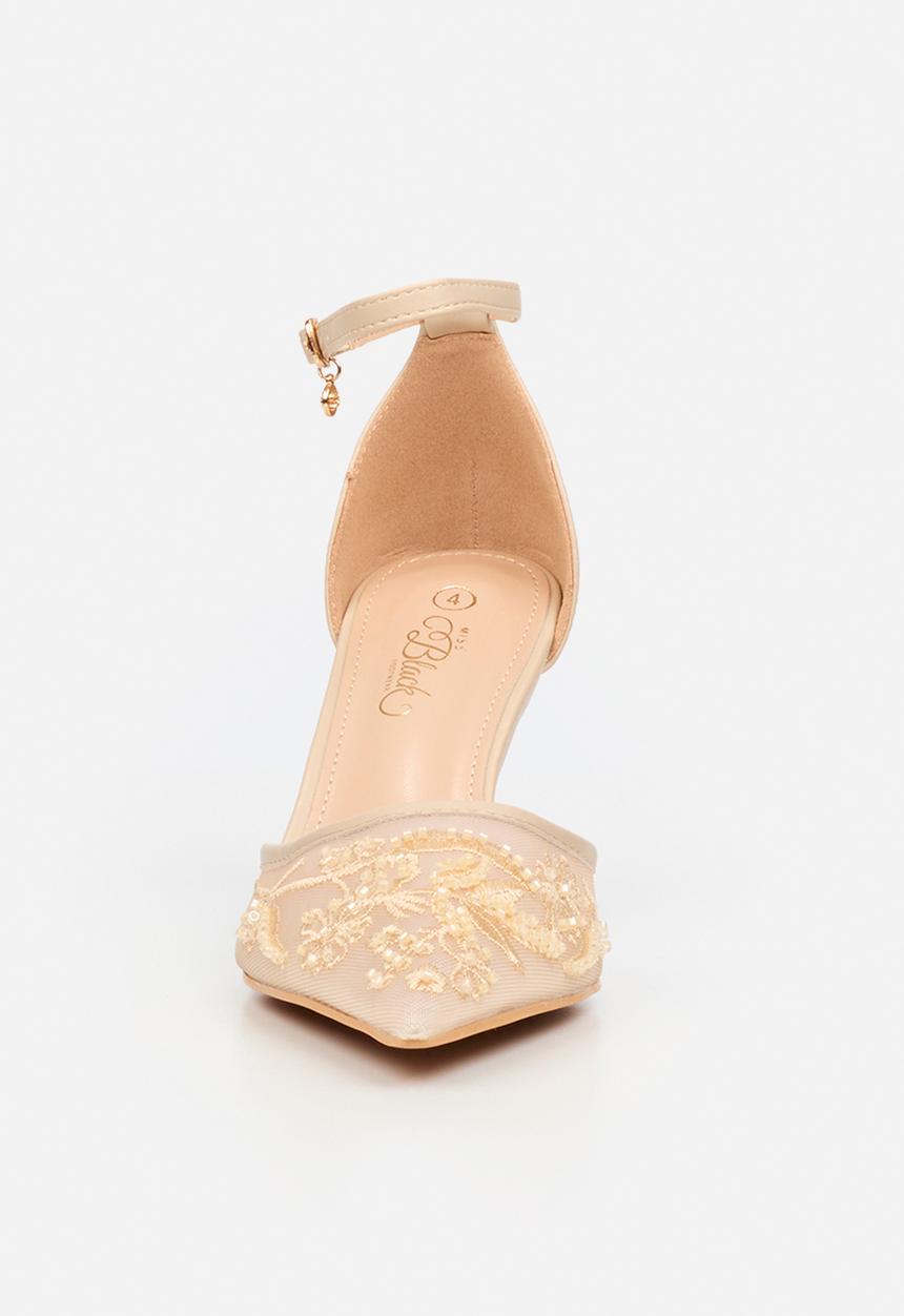 Miss Black - Rayna 1 closed toe ankle strap - neutral