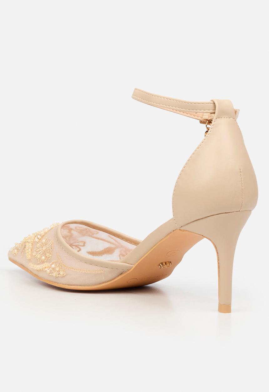 Miss Black - Rayna 1 closed toe ankle strap - neutral