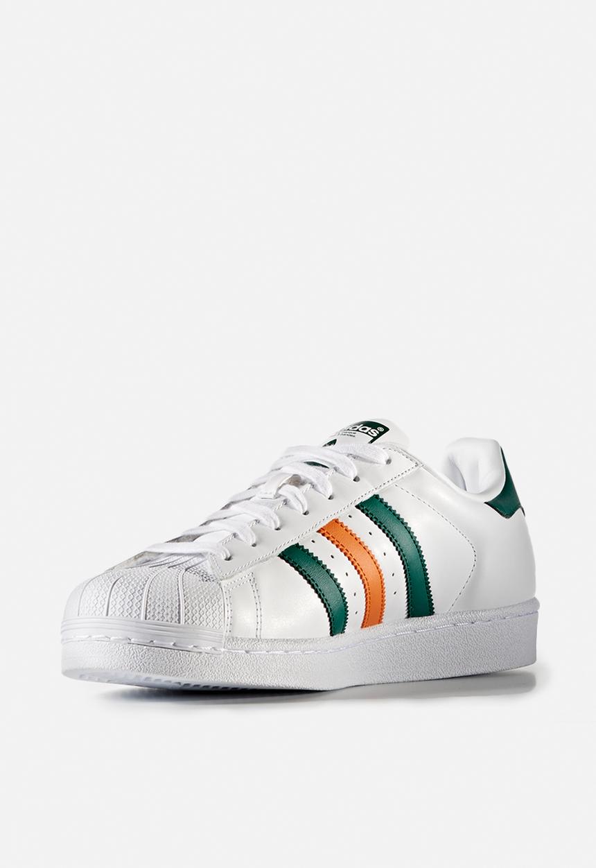 adidas Originals Superstar-BB2247 White/ Green/Tactile Orange