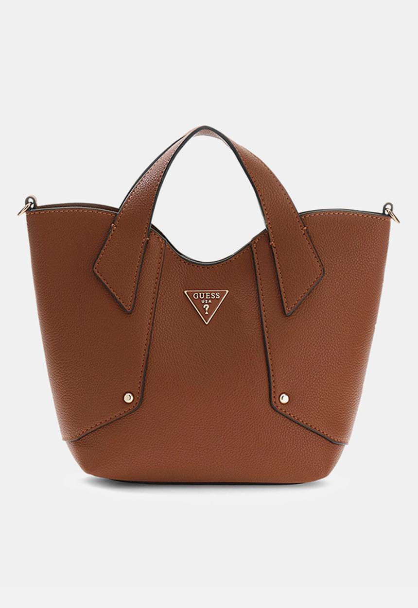 GUESS - Darcy Mini Tote Bag - Cognac