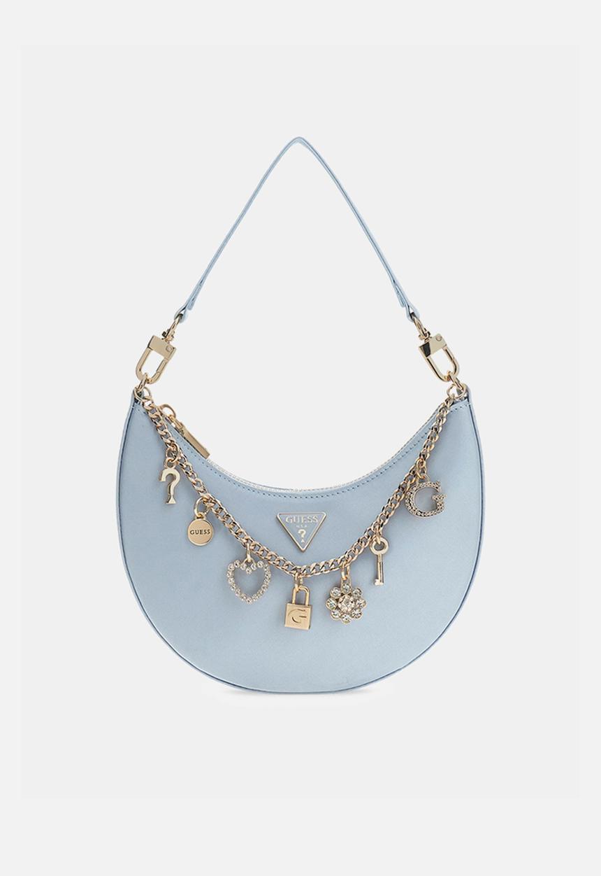 GUESS - Tasmin Mini Shoulder Bag-Light Blue