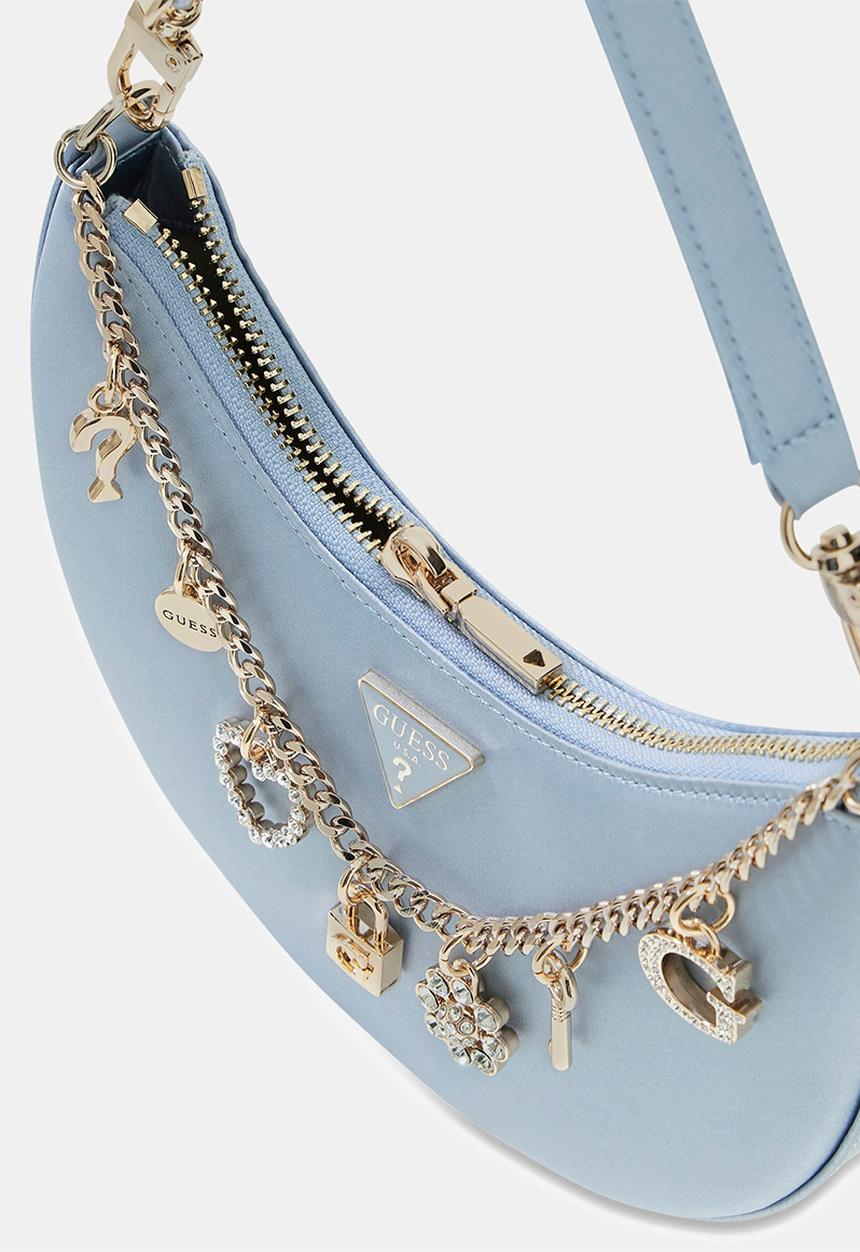 GUESS - Tasmin Mini Shoulder Bag-Light Blue