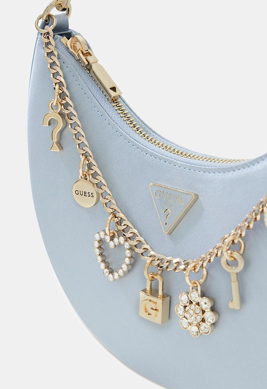 GUESS - Tasmin Mini Shoulder Bag-Light Blue
