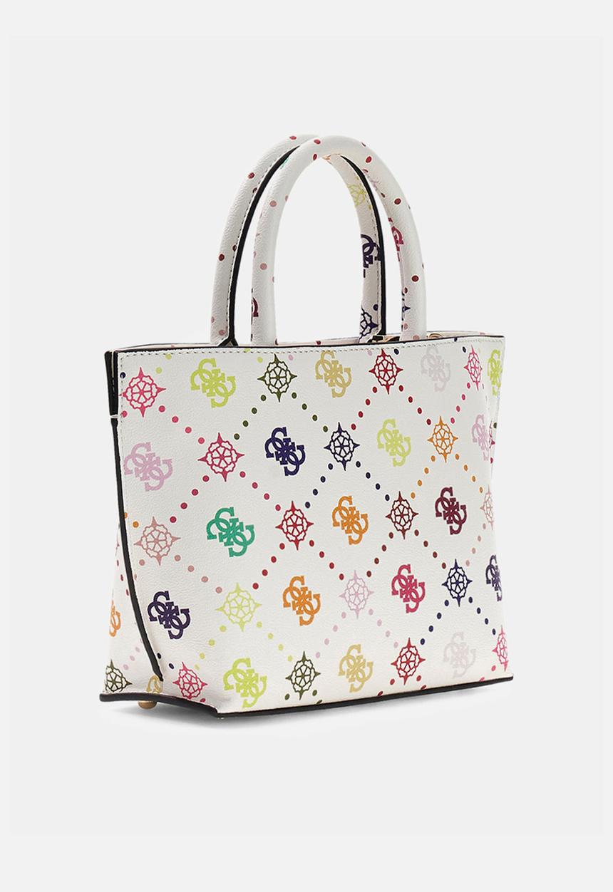GUESS - Emelie Logo Mini Tote Bag - Multi Logo