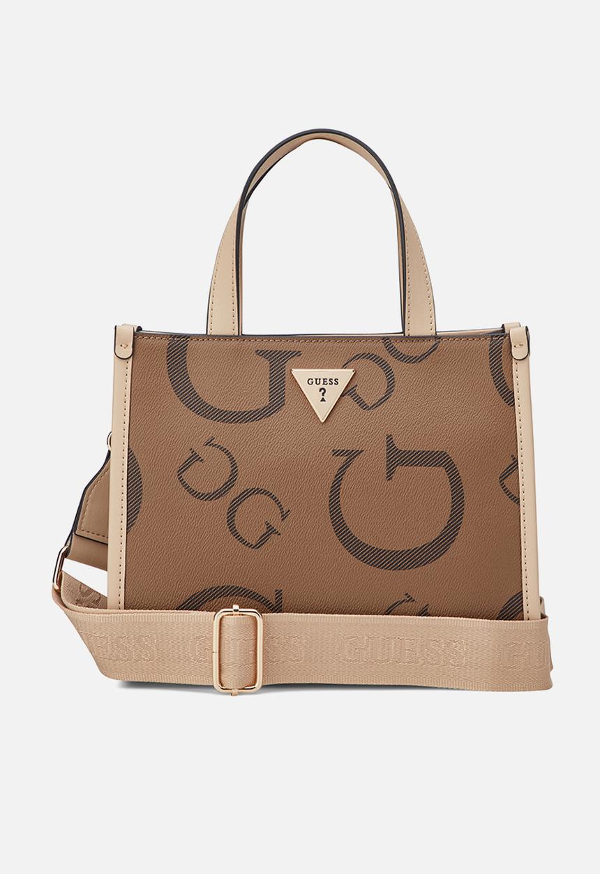 GUESS - Jackie Mini Small Tote Bag- Cocoa