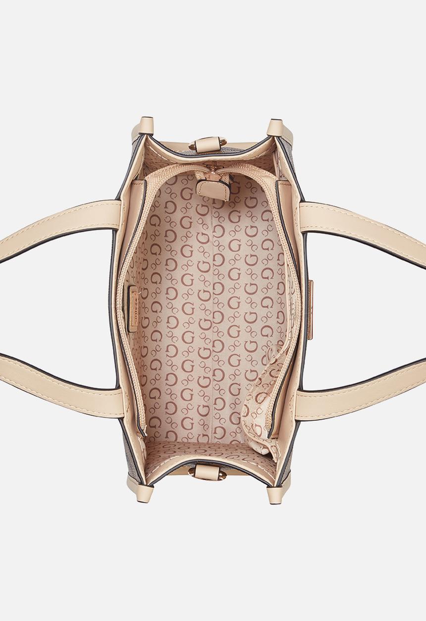 GUESS - Jackie Mini Small Tote Bag- Cocoa