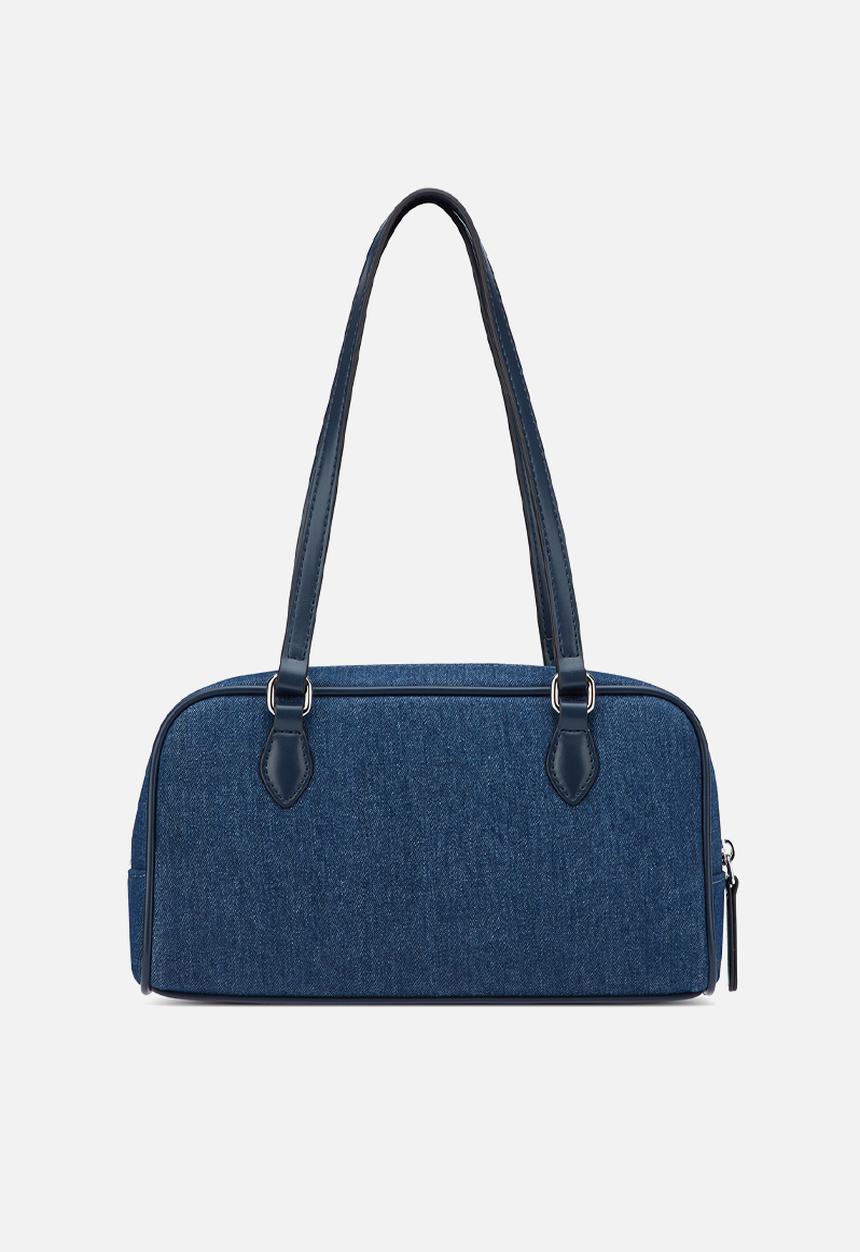 Justina Mini Shoulder Bag- Denim
