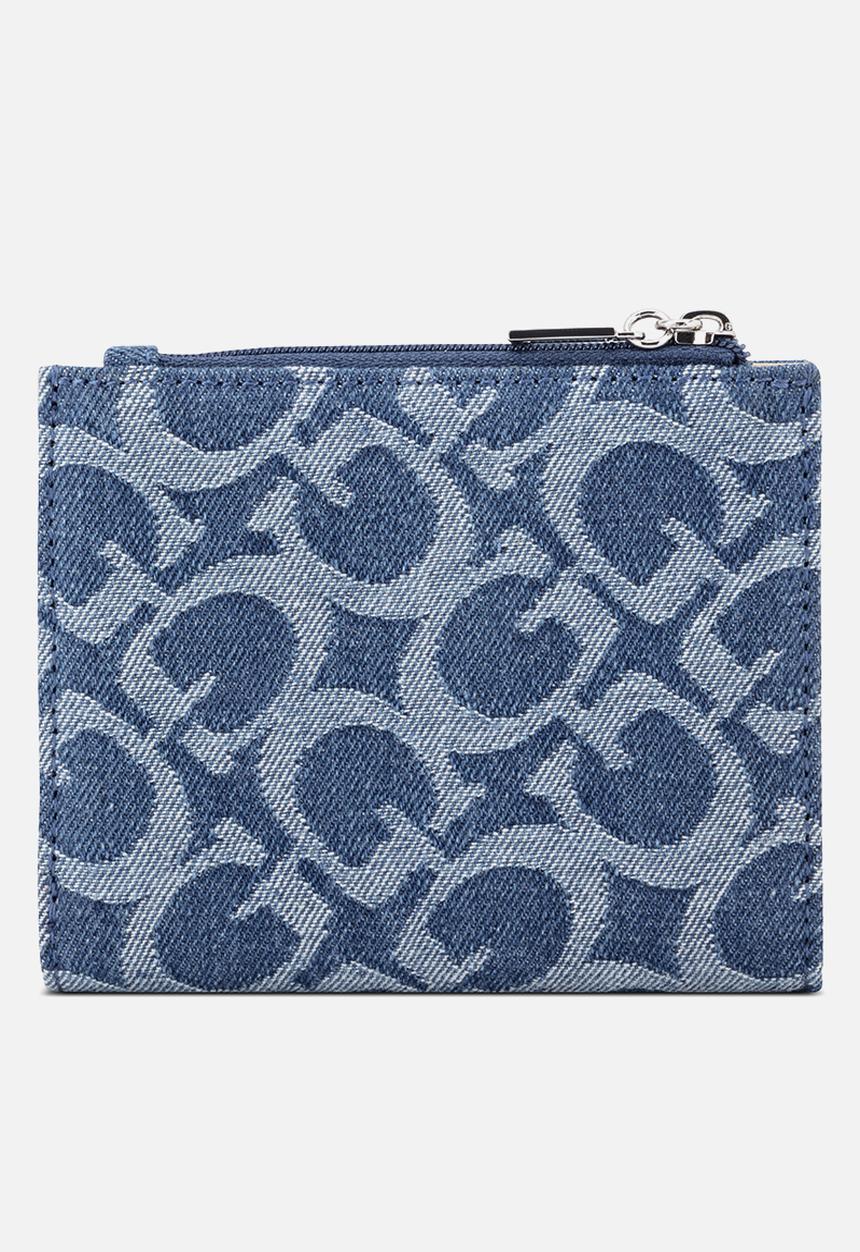 GUESS - Wells Sling Snap Id Wallet Bag-Denim
