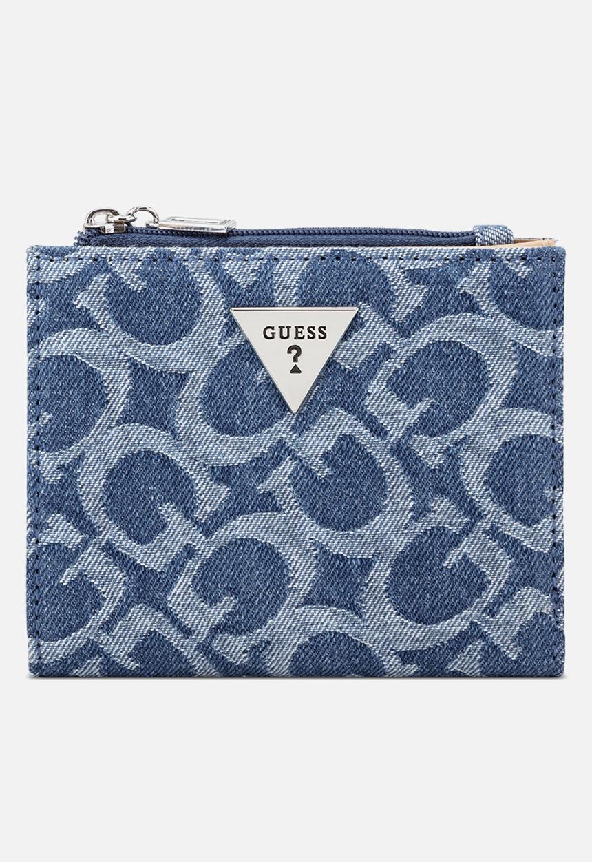 GUESS - Wells Sling Snap Id Wallet Bag-Denim