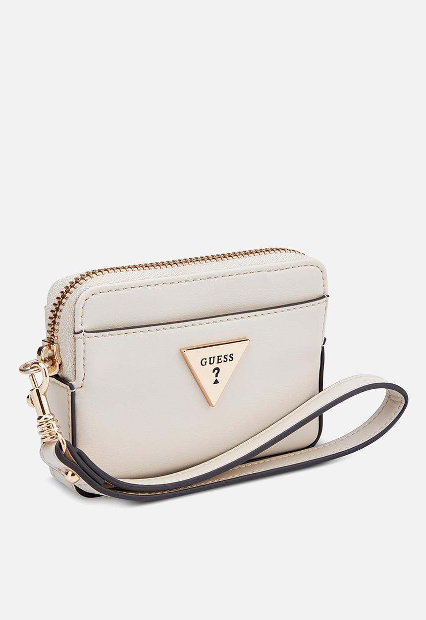 GUESS - Tasha Sling Id Wristlet Bag-Stone