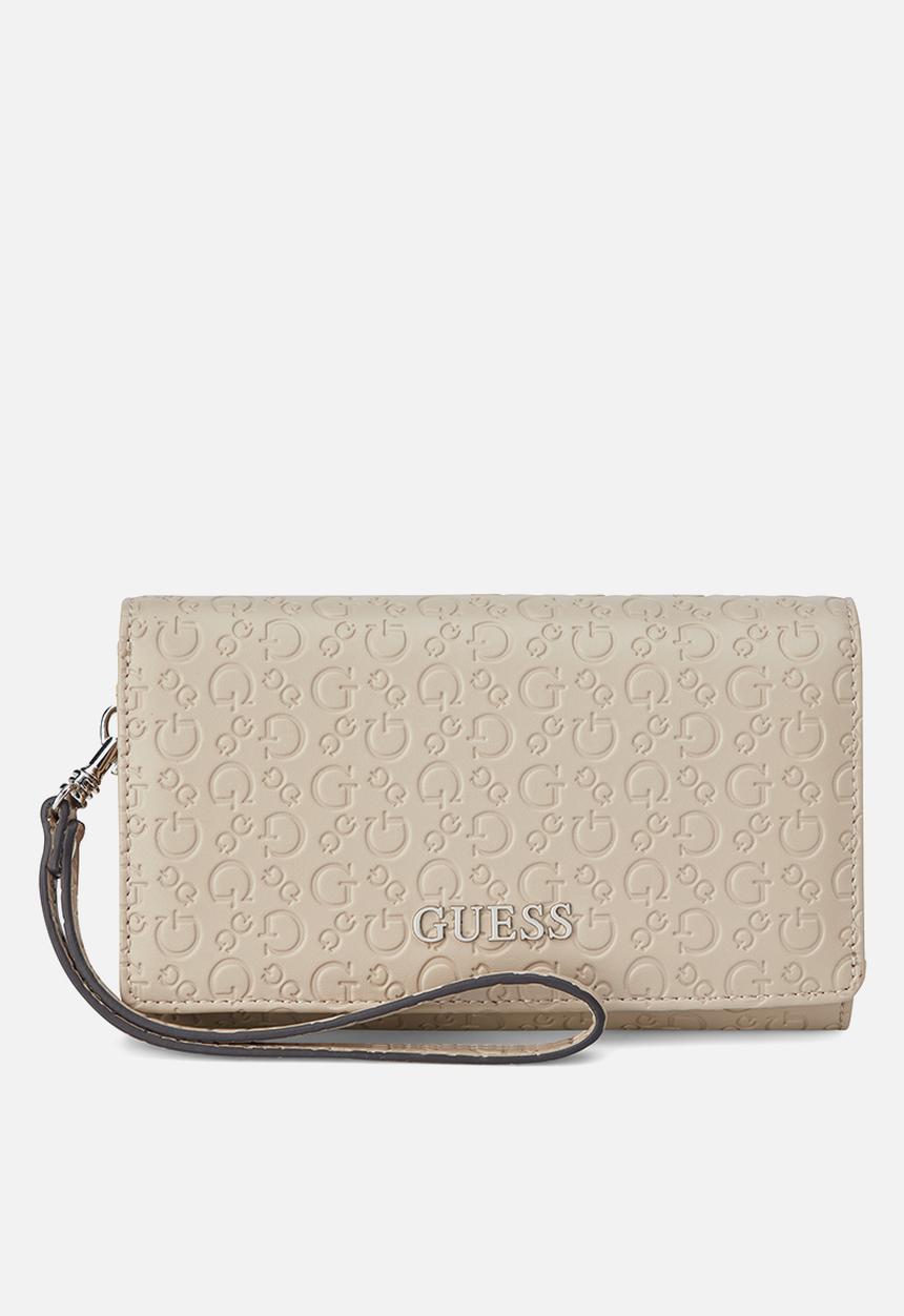 GUESS - Remy Sling Phone Organizer Bag- Taupe