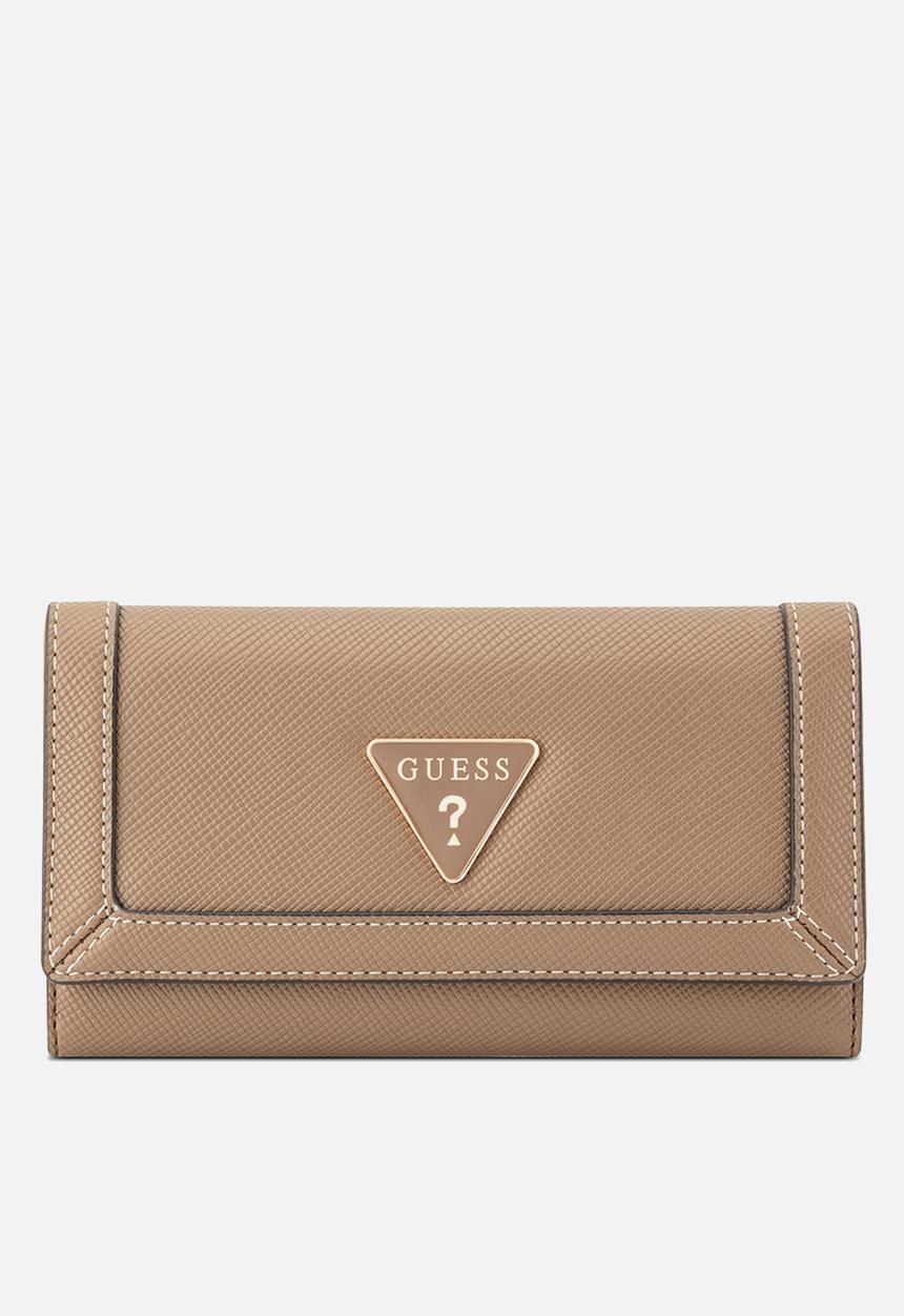 GUESS - Cadence Sling Slim Clutch Bag- Cocoa