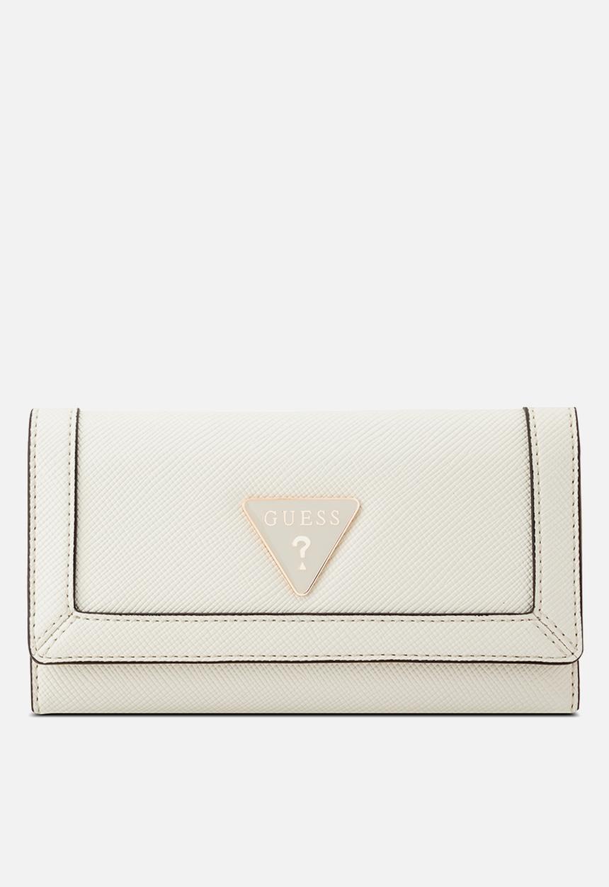 GUESS - Cadence Sling Slim Clutch Bag - Cream