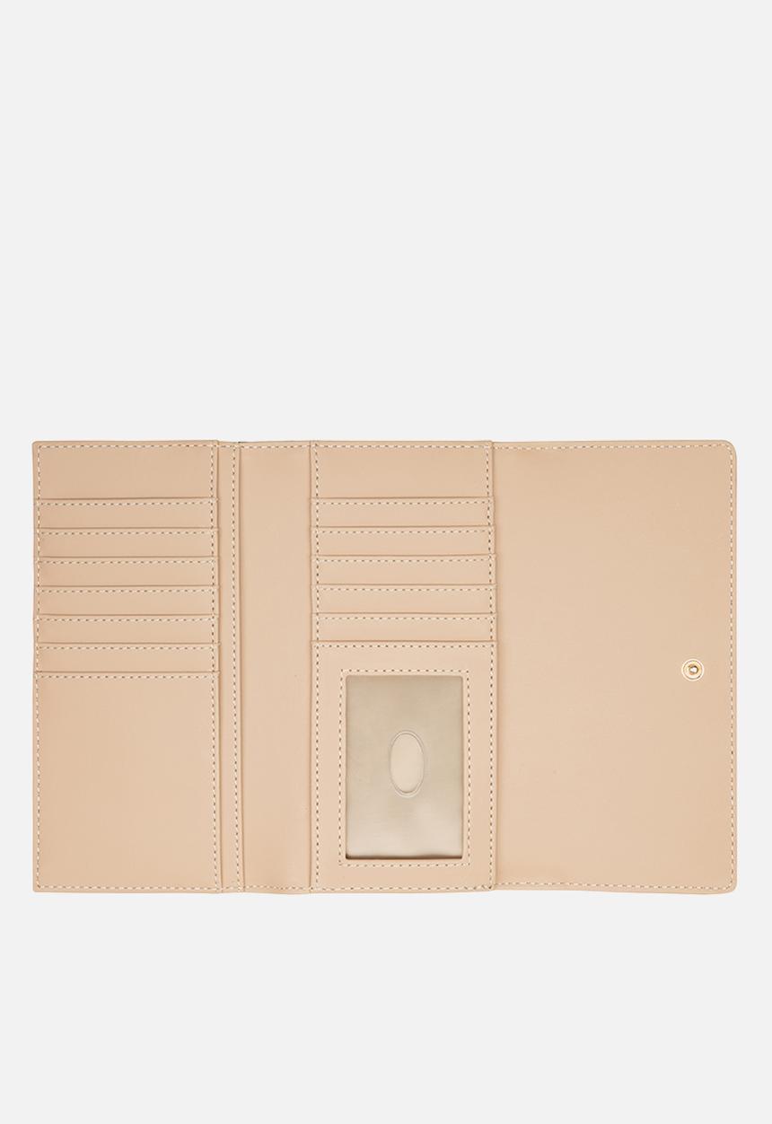GUESS - Cadence Sling Slim Clutch Bag - Cream