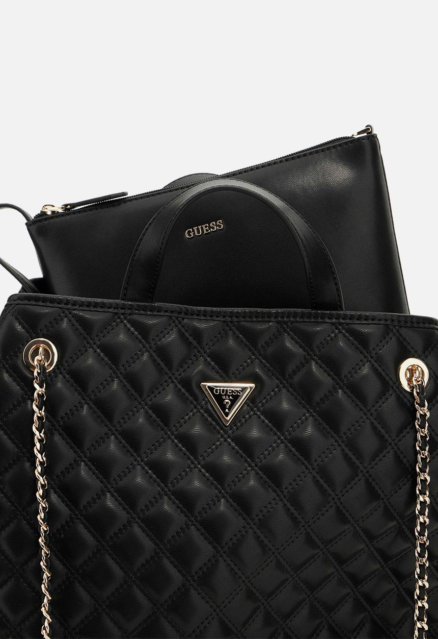 GUESS - Giully Large 2 In 1 Tote Bag-Black