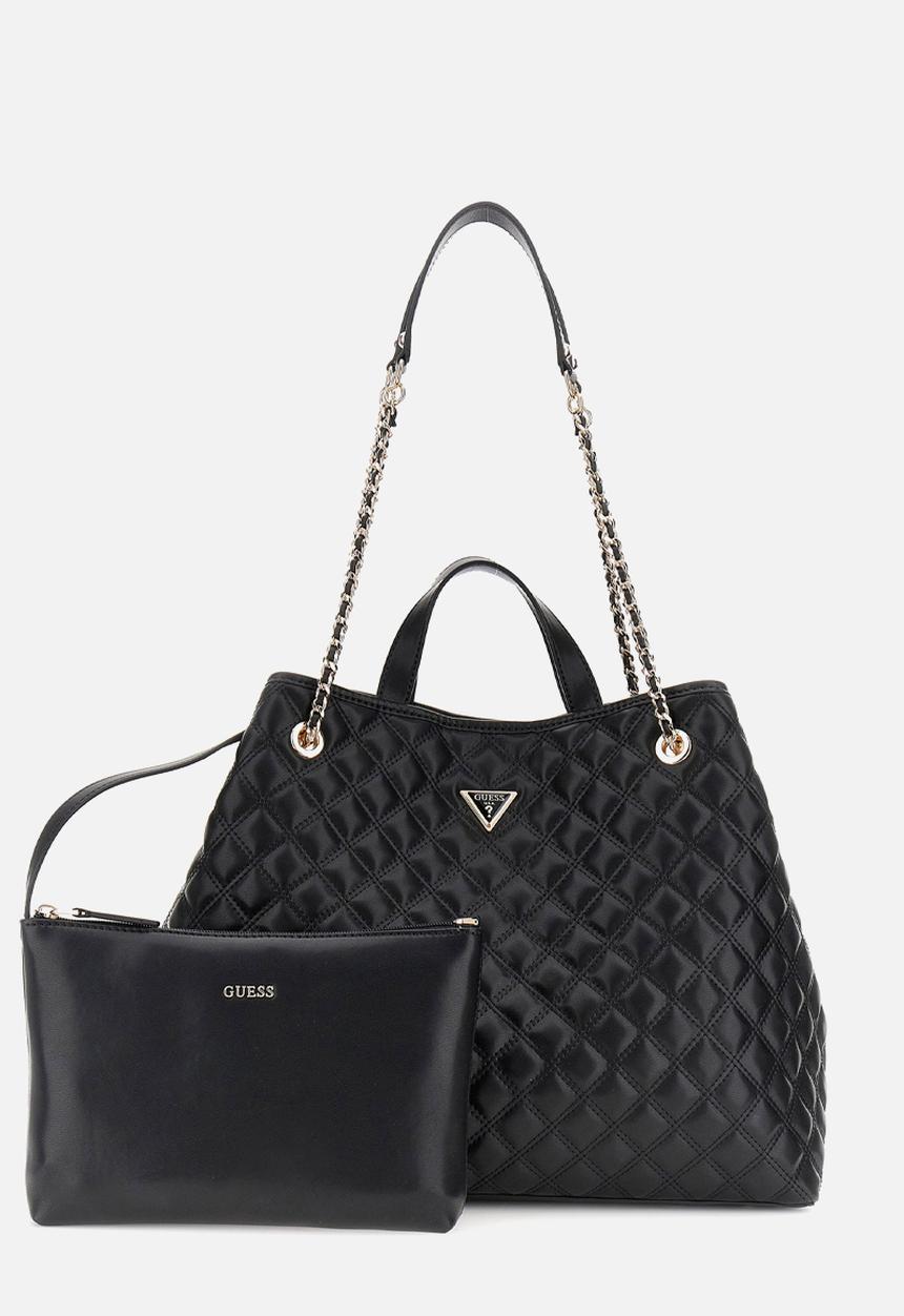 GUESS - Giully Large 2 In 1 Tote Bag-Black
