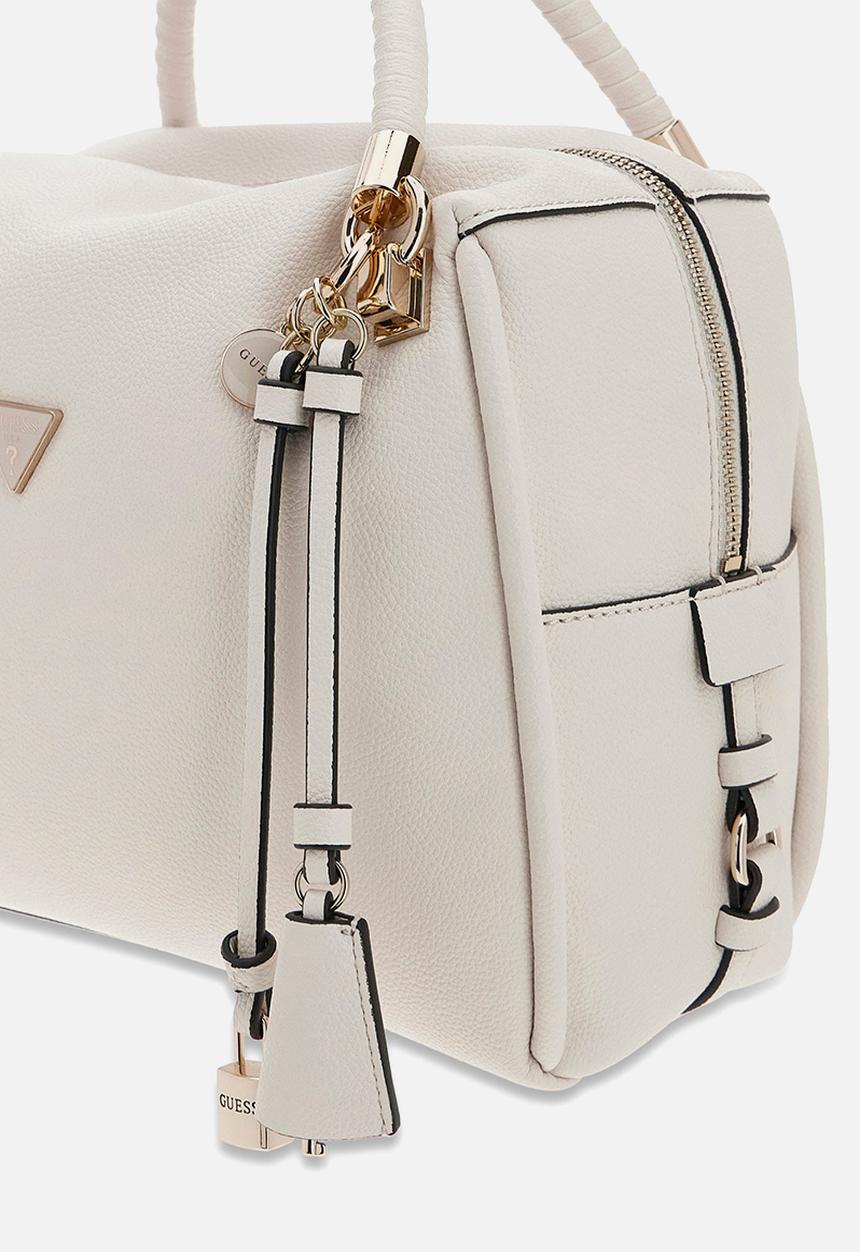 GUESS - Danya Satchel Bag-Off White